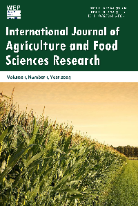 International Journal of Agriculture and Food Sciences Research （IJAFSR）国际农业与食品科学研究杂志 